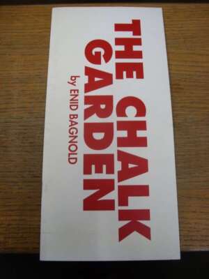 05.06.2008 Theaterprogramm: Der Kreidegarten, von Enid Bagnold [am Donmar]