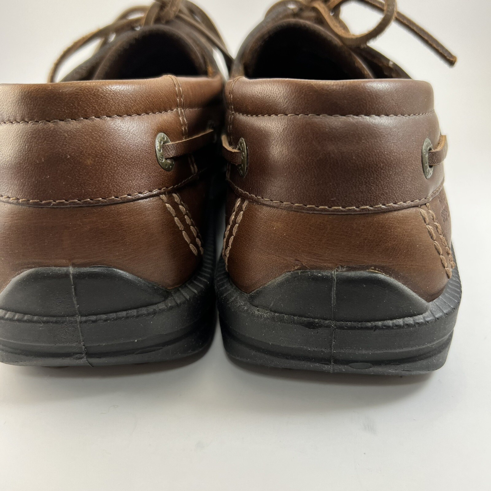 Ecco Men's Leather Boat Deck Shoes 