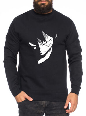 Ruffy Face Zorro One Manga Herren Sweatshirt Ruffy Anime Piece