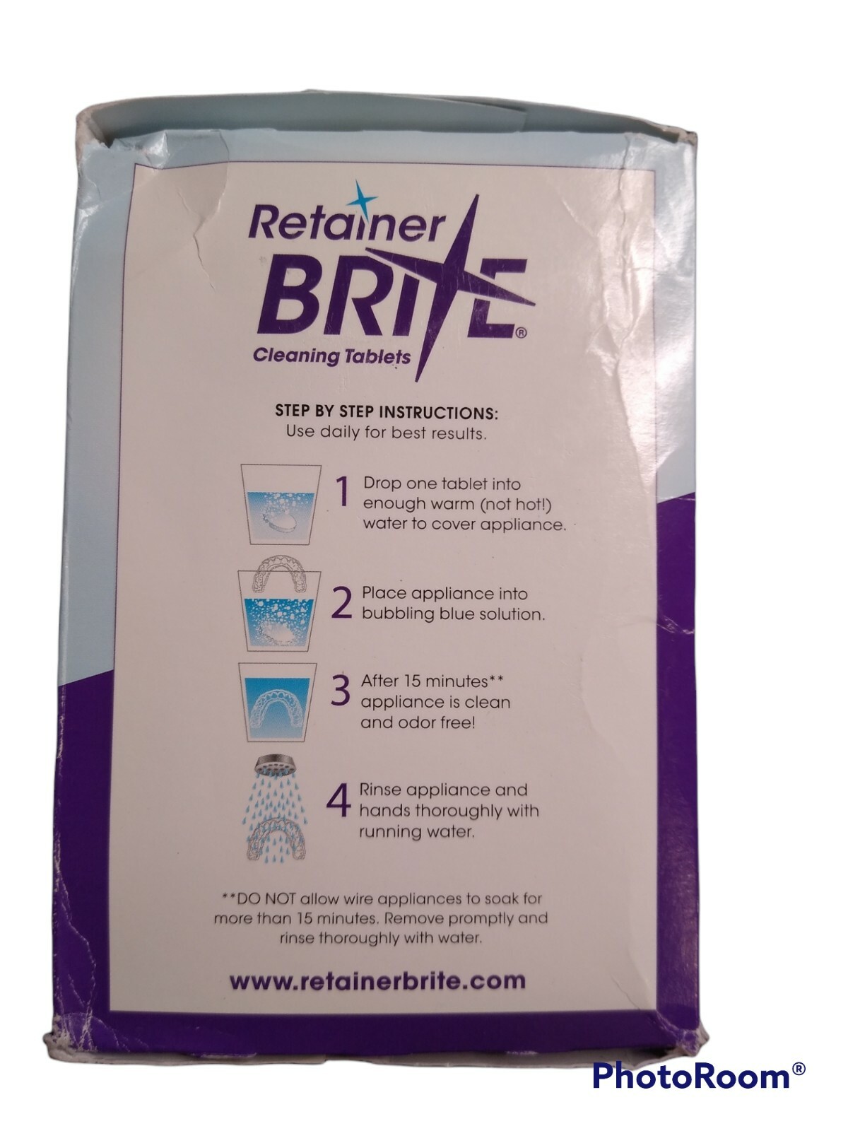 Sealed Retainer Brite Cleaning Tablets By DENTSPLY SIRONA 120 Tablets