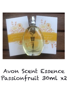 AVON SCENT ESSENCE EAU DE TOLIETTE PASSIONFRUIT 30ml X2