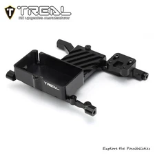 Treal Axial SCX6 Black 7075 Aluminum ESC Tray Servo Mount Bracket