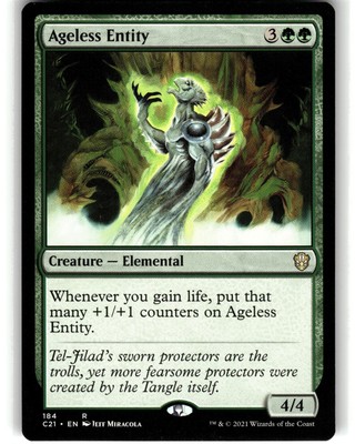 AGELESS ENTITY Commander 2021 #184 C21(NM+)(MTG)