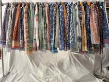 10 PCS OF HAND BLOCK PRINT COTTON VOILE LARGE SCARF/SHAWL BEACH SARONG COVER UP