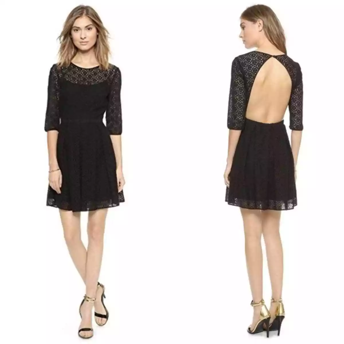 Rebecca minkoff black deals dress