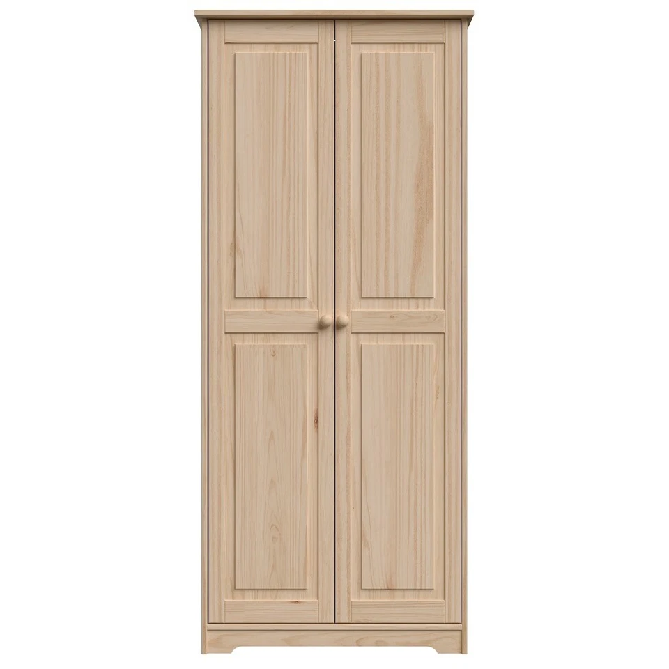 Cabinet Pantry 2 Doors Solid Wood Unfinished -  by From the Tree Furniture - Image 4 of 4