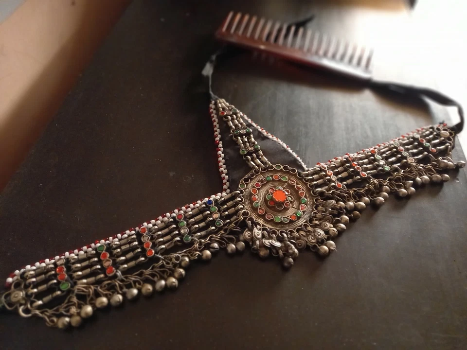 Винтажный афганский Matha Patti - высшего качества - Изображение 4 из 4