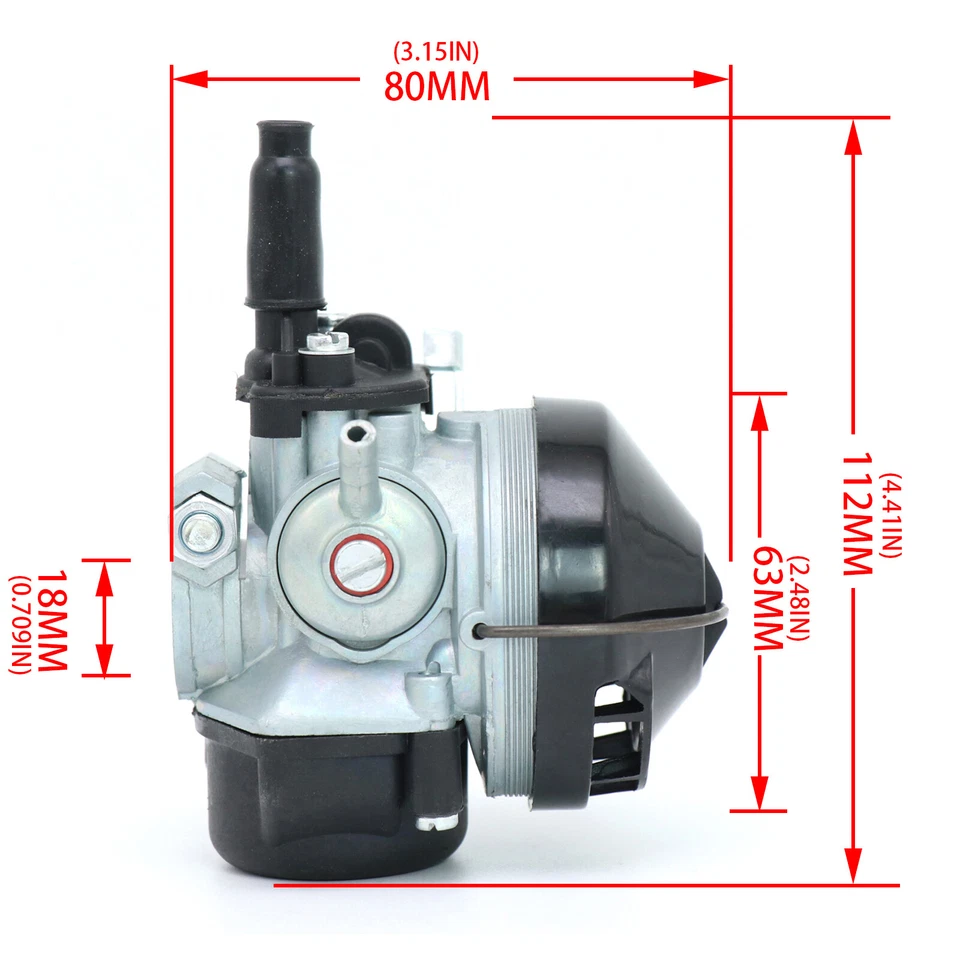 Карбюратор для мотоцикла Dellorto SHA 15.15 R2043 для APRILIA RS50 PEUGEOT 103SP - Изображение 2 из 4