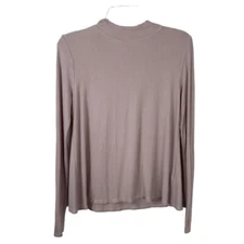 Michael Stars Anthropologie Blush Pink Ribbed Casual T Shirt One Size EUC