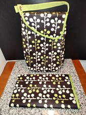 Diaper  Wipes Bag w/Changing Pad. Includes Pocket. JJ Cole Collections.