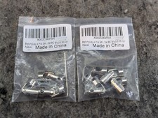 2 Sets Befenybay 4 Pcs 3mm - 4mm Universal Joint Shaft Coupling, Screws   New  