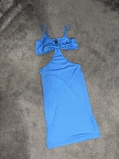 shein blue dress