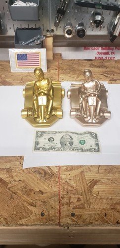 K1 Speed Go-Kart Track Race Trophies 1st. & 3rd. Place Gold and Copper... - Picture 4 of 19