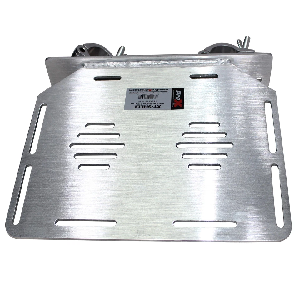 ProX XT-SHELF Aluminum Truss Shelf W-2 Clamps 14" D x 16.14" W Max Load 220lbs - Image 2 of 4
