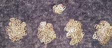 414 Soda Can Tabs Silver. Clean. Crafts, Costume Armor
