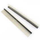 10Pcs 2.54mm Pitch 2x40 Pin 80 Pin Double Row Straight Male Header Strip L= 17mm