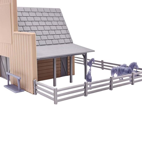 Outland Models Miniatures Old-West-Mietstall mit Pferden 1:64 Spur S - Bild 5 von 6