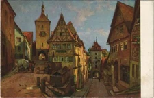 CPA AK Rothenburg Alter Hauser,trauter Winkel GERMANY (1076457)