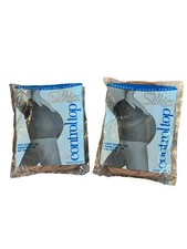 Silkies Control Top Pantyhose Women's Size Queen Nude Sandal foot 070501 2-