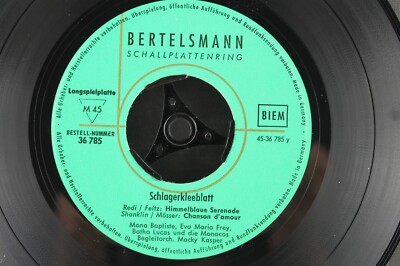 7'' - EVA MARIA FREY / BOTHO LUCAS & DIE MONACOS - Schlagerkleeblatt - Vinyl NM!