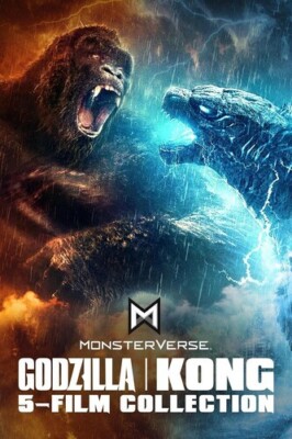 Godzilla / Kong Monsterverse 5-Film Collection (DVD) *New,Sealed*O