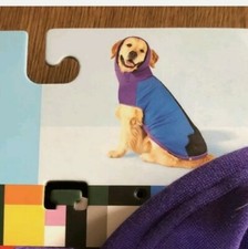 Lego x Target Medium Dog Hoodie Sweatshirt Color Block Blue Black Purple dogs