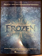 Frozen sheet music from movie soundtrack - Piano Vocal Guitar Songbook Let it Go