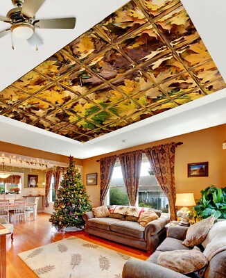 3D Maple Leaf ZHU533 Ceiling Wall Paper Wall Print Decal Wall Deco Zoe