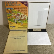 K-Tek Software Knights & And Wizards Atari Computer 1984 #56026 EXTREMELY RARE