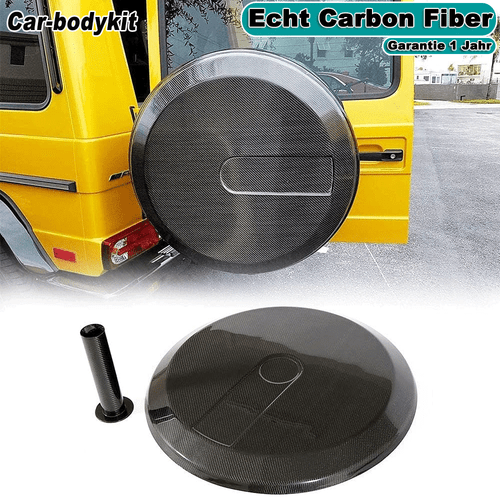 Carbon Reserveradabdeckung Autoreifen Startseite für Mercedes W463 G500 G65 AMG - Bild 2 von 13