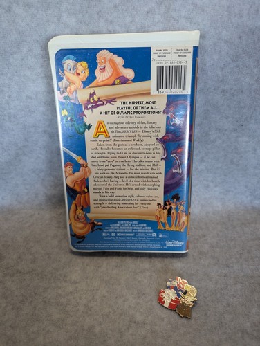 Disney Hercules VHS Pin Trading Case/Display - Picture 2 of 5