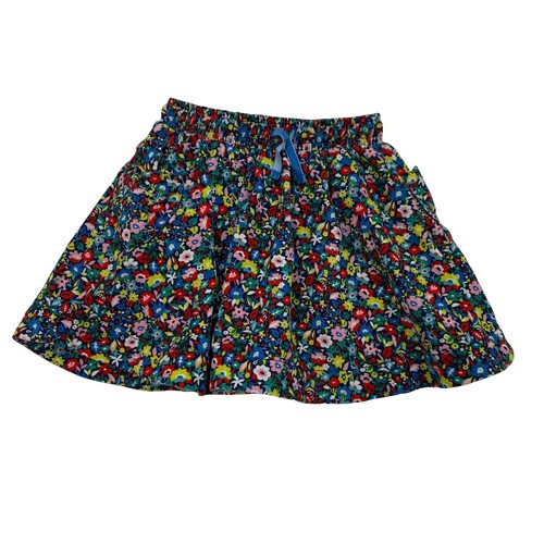 Jupe Fille Crewcuts J.Crew – Coton Vert à Fleurs – Taille 6-7 Ans – État Correct