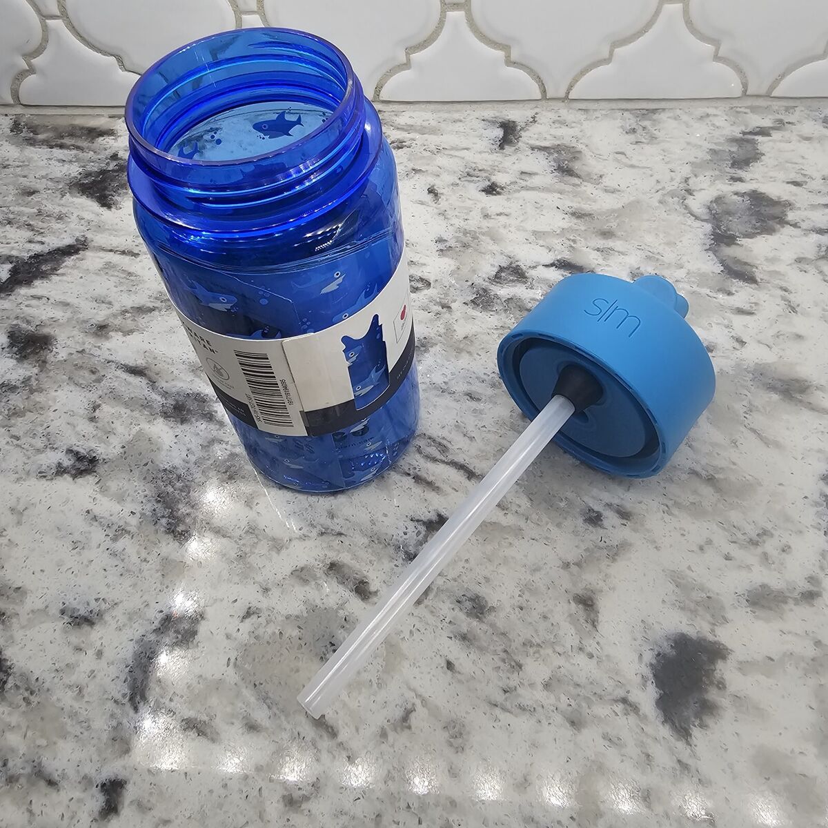 Simple Modern Kids Water Bottle with Straw 16 oz Leak Proof