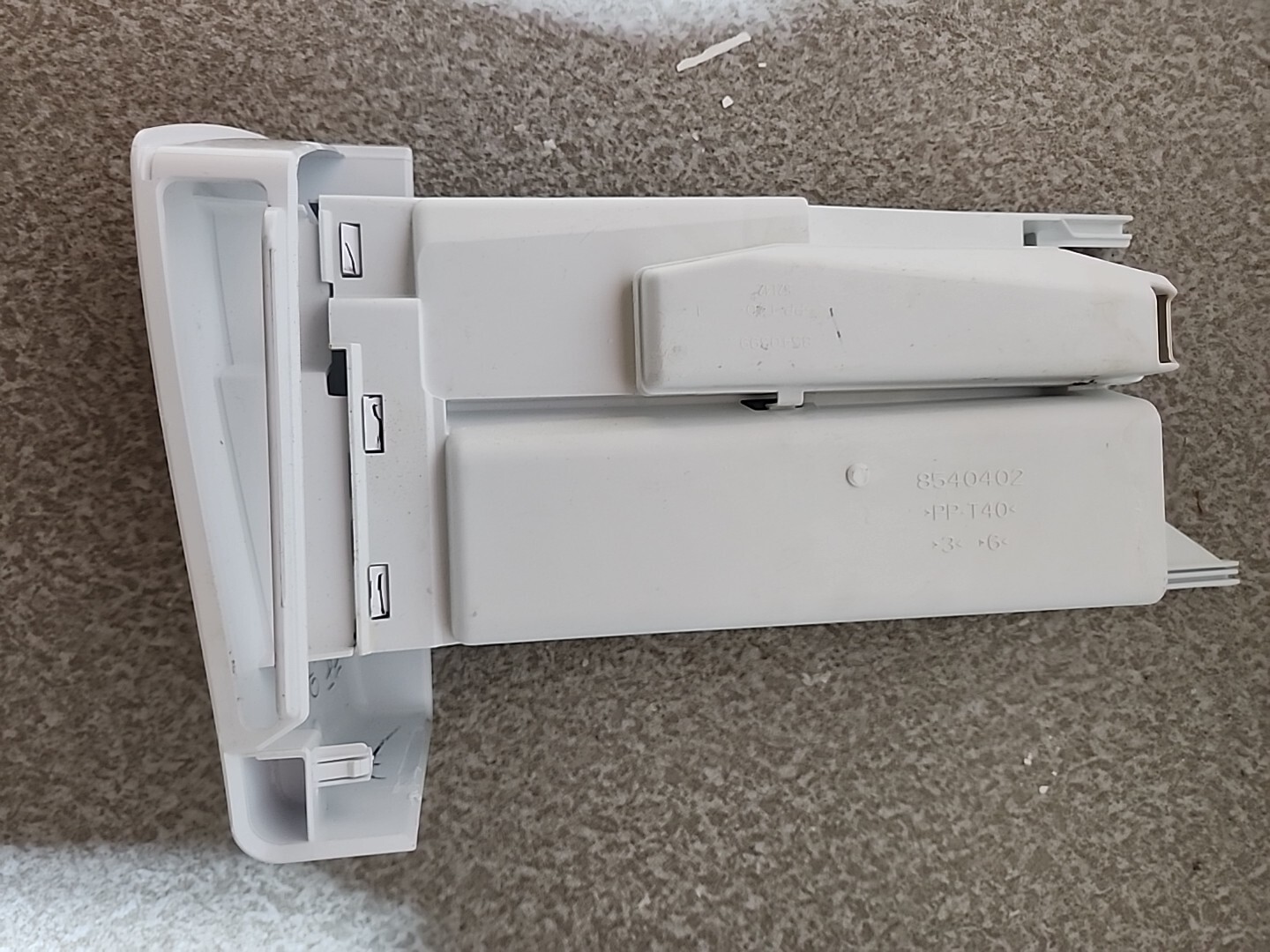 8540402 W10212810 Whirlpool Washer Detergent Dispenser Drawer 