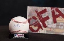 **GFA Los Angeles Dodgers *CARL CRAWFORD* Signed MLB Baseball C1 COA
