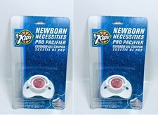 LOT OF 2 Newborn Necessities Pro Pacifier NBA - Miami Heat
