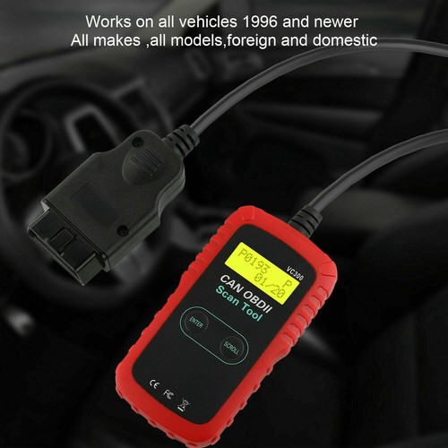 VC300 Automotive OBD OBD2 Code Scan Reader Scanner Diagnostic Tool Check Engine - Picture 4 of 8