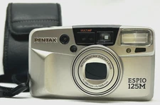 Pentax Espio 125M Point & Shoot 35mm Film Camera w/Soft Case Strap [N. Mint]