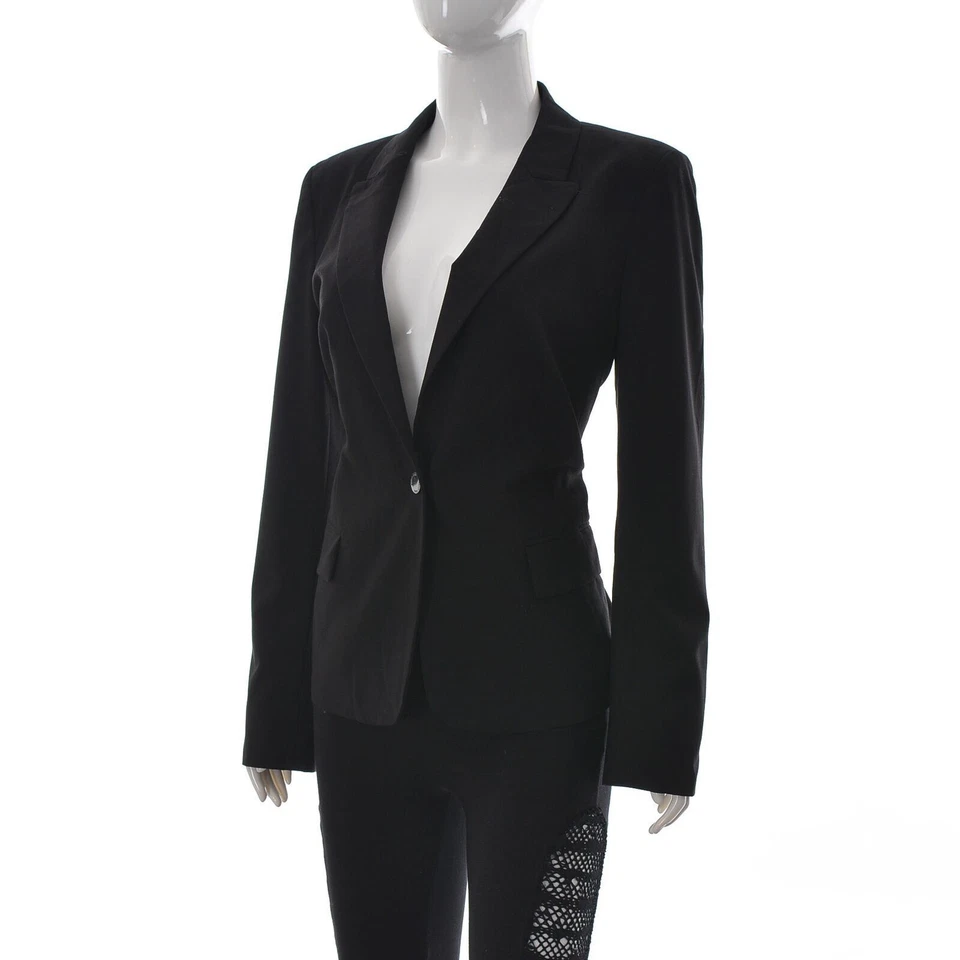 Calvin Klein Women Single Button Office Business Wear Blazer Suit Jacket Size 10 - Image 2 of 4