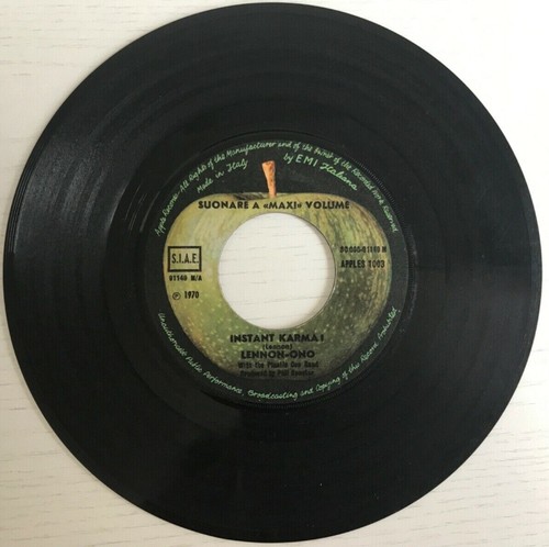 Vinile 45 giri - LENNON-ONO Instant Karma I - 91149 M/A Anno 1970 EMI prezzo ebay