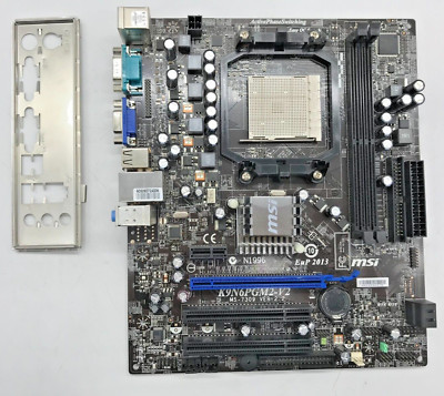 MSI K9N6PGM2-V2 MS-7309 VER:2.2 DDR2 - mATX - Socket AM2 - with I/O Shield #M1568