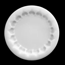 Small HEART Edge Coaster Silicone Mold AU