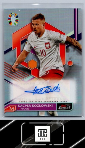 2023 Finest Road to UEFA EURO 2024 #BCA-KKO Kacper Kozłowski Autographs
