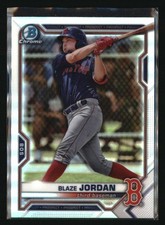 2021 Bowman Draft #BDC-182 Blaze Jordan Chrome Refractor