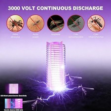 Mosquito Killer Lamp Bug Zapper USB Rechargeable LED Camping Lantern for Flies — image 6