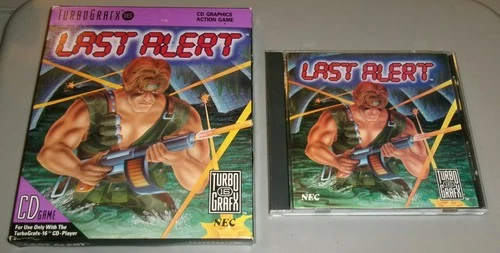 Last Alert TurboGrafx CD complete in box