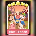 1 x Blue Ribbon (⭐️⭐️⭐️⭐️⭐️) - Set 20 - Mono_Poly_Go Stickers - Best Service