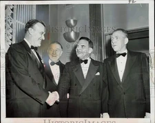 1952 Press Photo Governors McKeldin & Dewey at Lincoln Day Dinner, New York