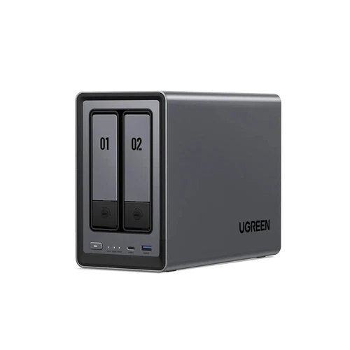 UGREEN NASync DXP2800 2-Bay NAS Custom HDDs 8‑76TB AI RAID Seagate WD N300