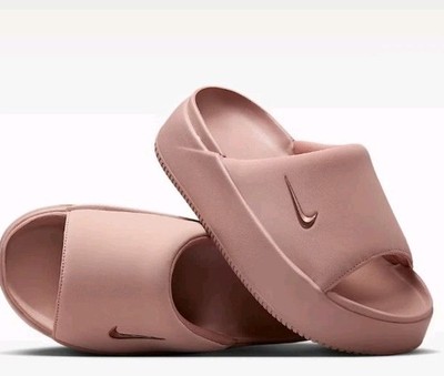 Nike Women s Calm Elevation Slide Sandel Size 9 NIB Pale Pink 